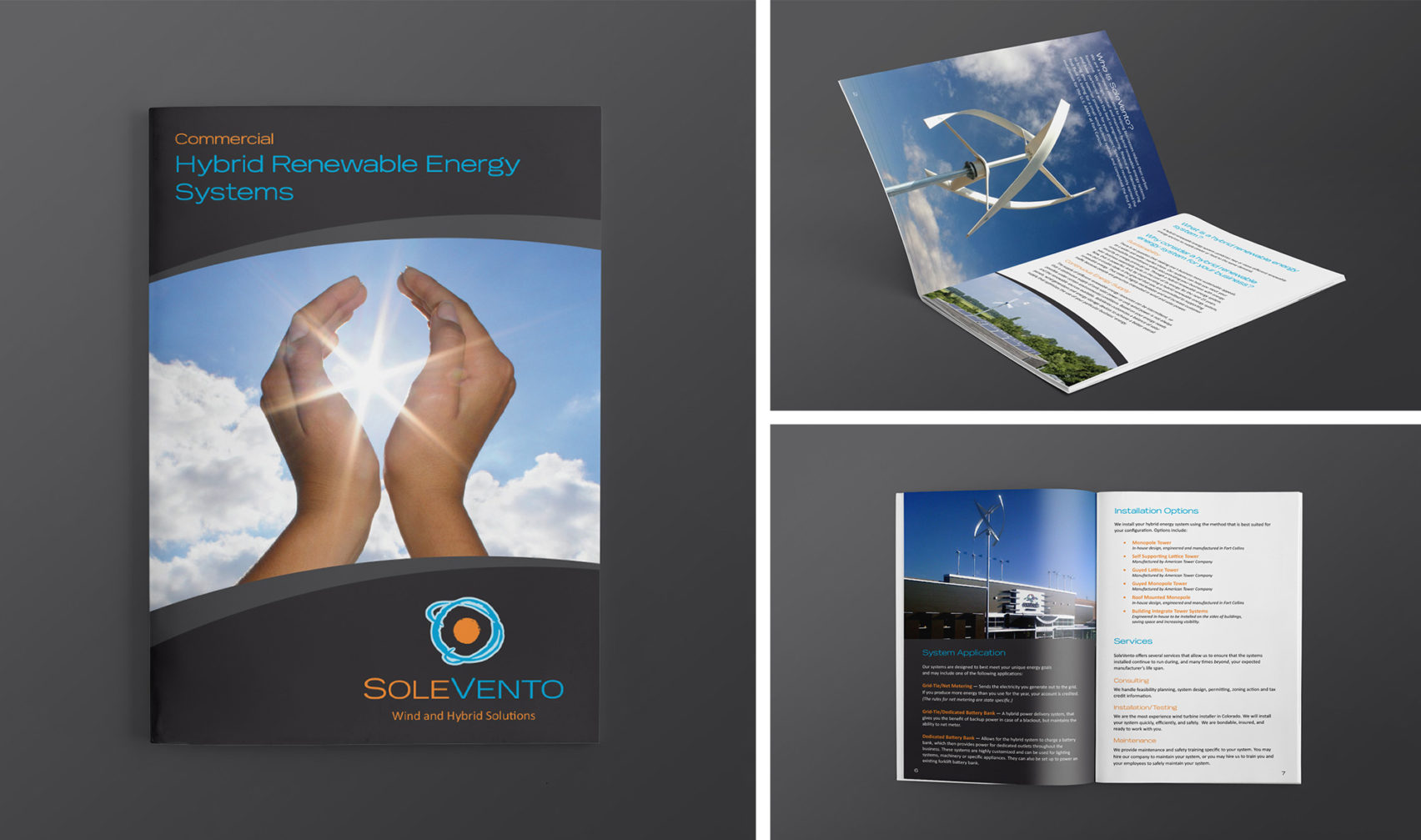 SoleVento brochure design