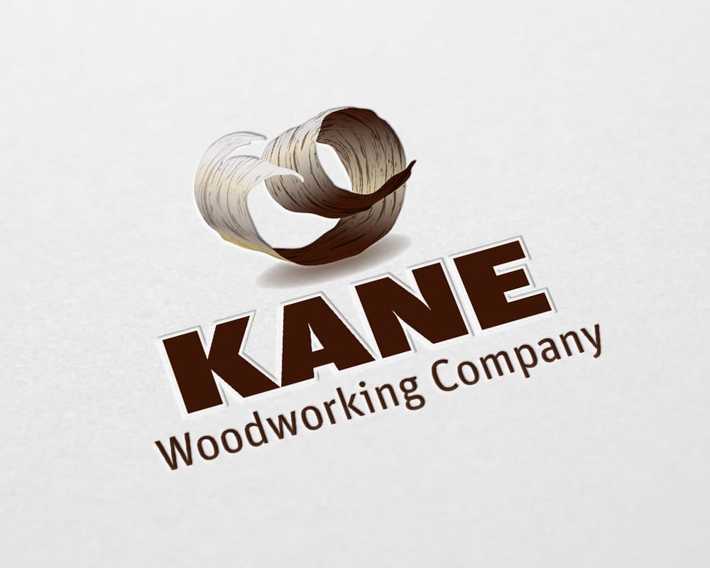 Kane Woodworking Company logo design