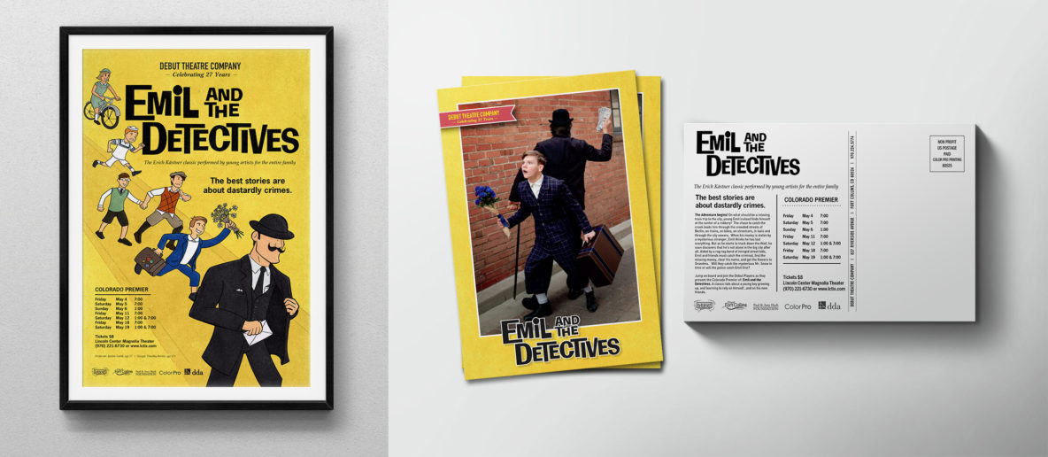 Debut Theatre Co. | Awesomesauce Creative LLC | Graphic Design