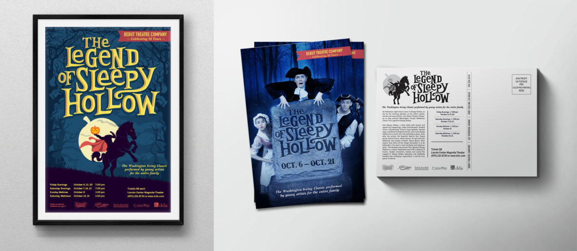 Debut Theatre Co. | Awesomesauce Creative LLC | Graphic Design